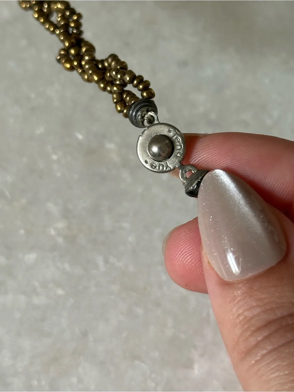 31 Bits Handcrafted Double Black Layer Gold Beaded Voyager Chunky Necklace Boho